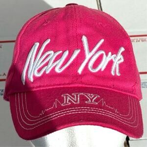 Pink New York Hat